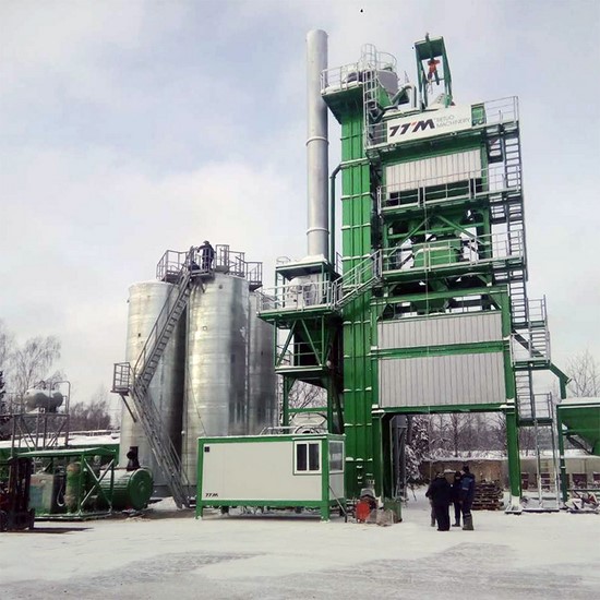 Proyek Pabrik Aspal di Rusia